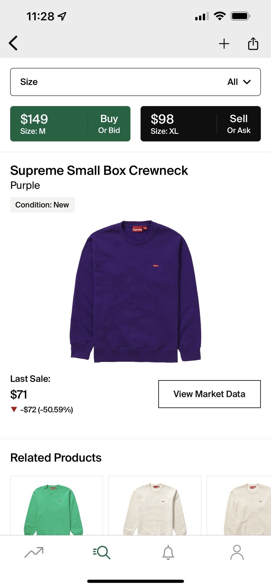 Supreme Crewneck Sweater