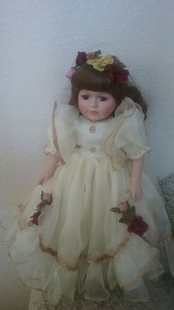Victorian 16" porcelain doll