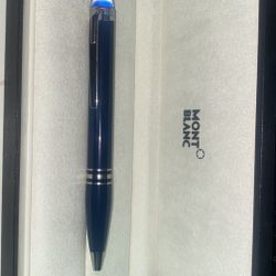 Montblanc Starwalker Blue Placet Ballpoint Pen