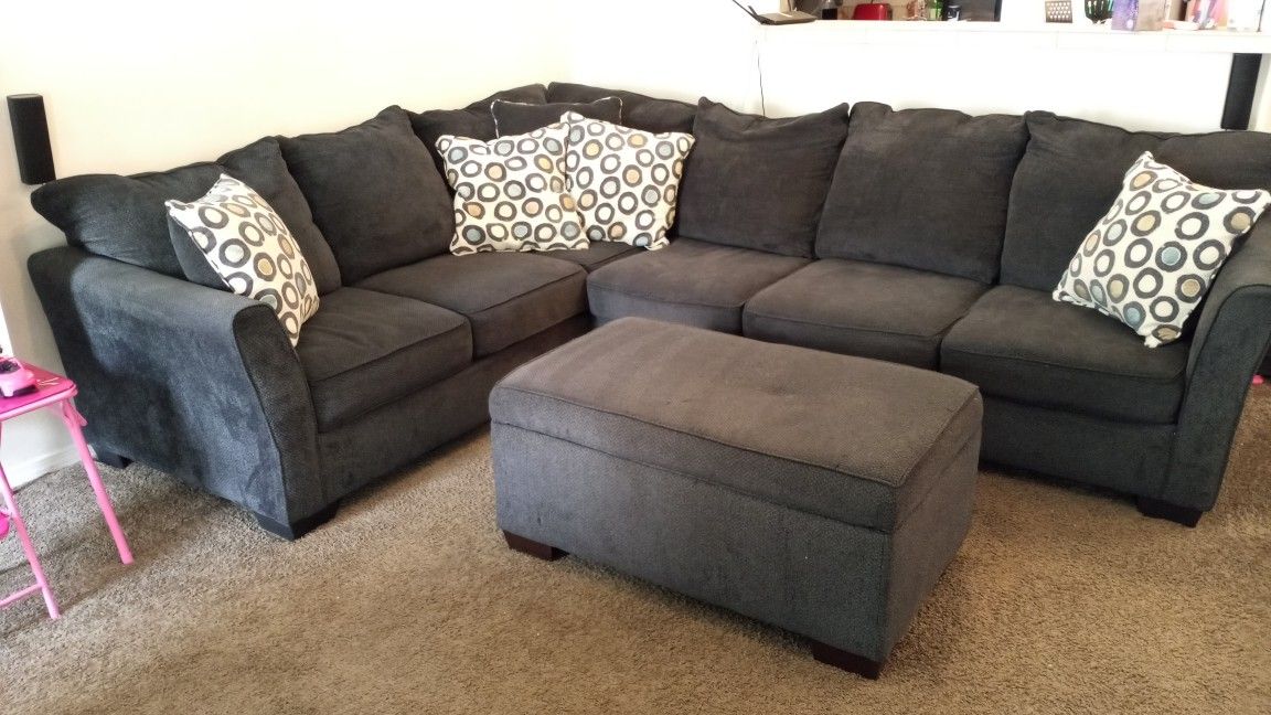Made By Dawson denim Sectional Navy Blue Color