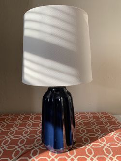 Glass Base Table Lamp