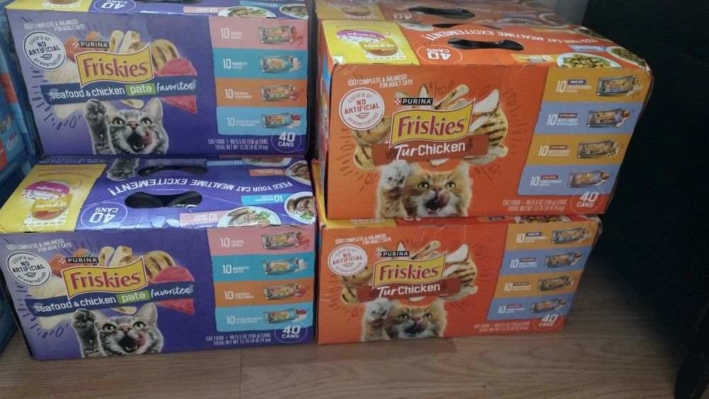 40 Count Cases Friskies Wet Cat Food
