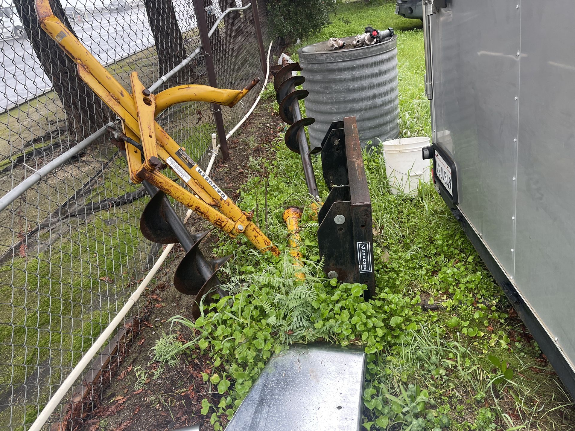 Farm Tractor Auger Attachment