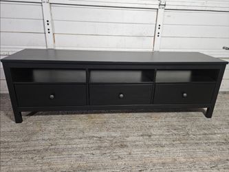 TV Stand Table With 3-Drawer, IKEA Brand, Good Conditions, Black Color