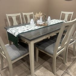 Dining Set Table 7 Pieces 