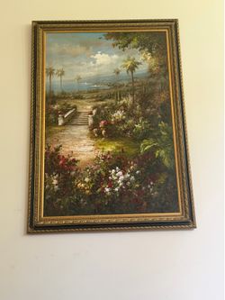 Large oil painting