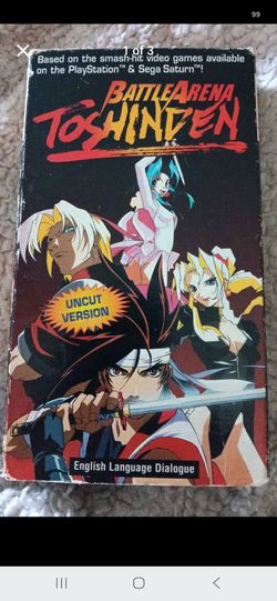 Battle Arena Toshinden on vhs(english dubbed)