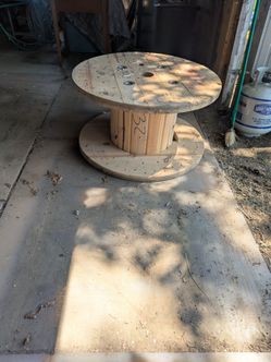 Wooden spool