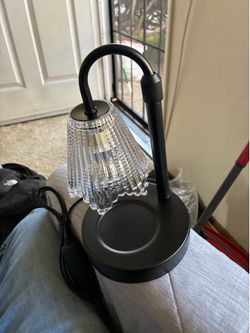 glass art ambiance melting wax lamp