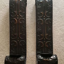METAL CANDLE HOLDER WALL DECOR