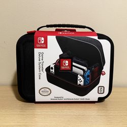 Brand New Nintendo Switch RDS Industries - 12" Hard Case for Game Console - Black