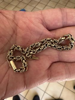 14K SOLID REAL GOLD TURKISH BRACELET