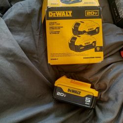 Brand new In Box Dewalt 20v Battery $55