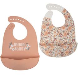 8 Brand New Silicone Baby Bibs
