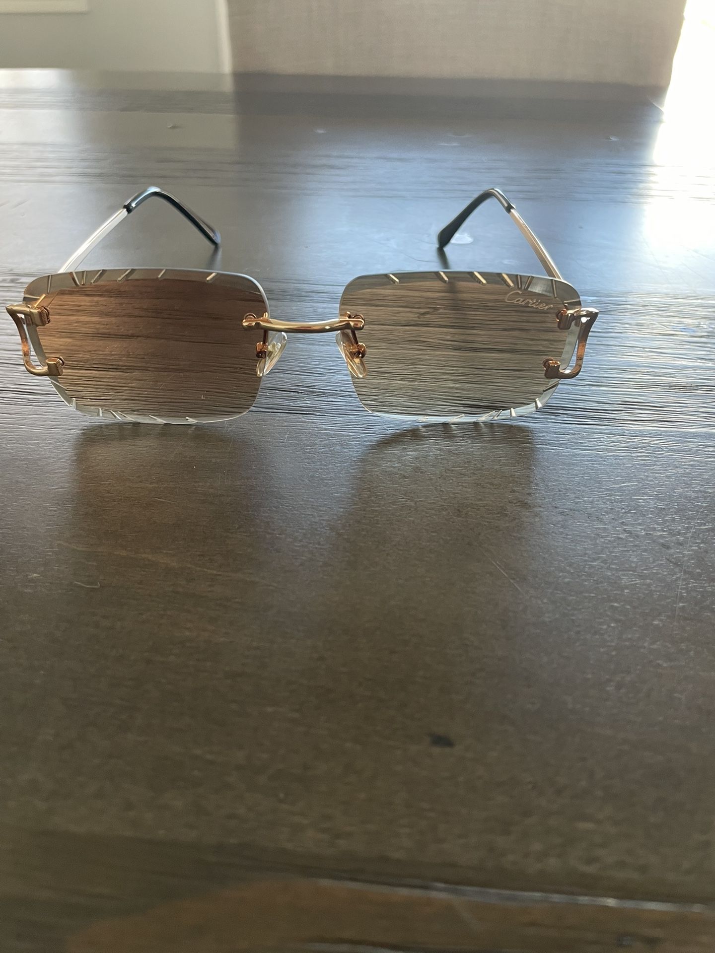 Cartier Sunglasses gold tint