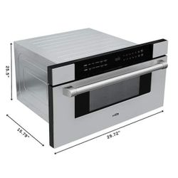 Koolmore 30 in. Microwave Drawer with 1.2 cu. ft. Capacity in Stainless-Steel