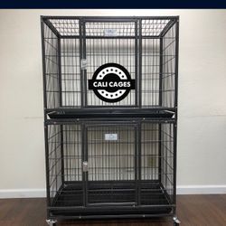 Dog Pet Cage Kennel Size 37” Stacked New In Box 📦 