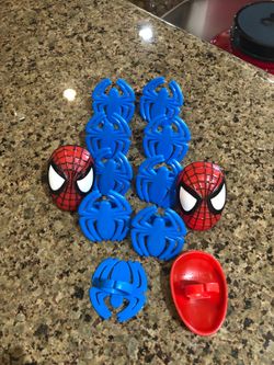 12 Spider-Man themed cake/cupcake decorations