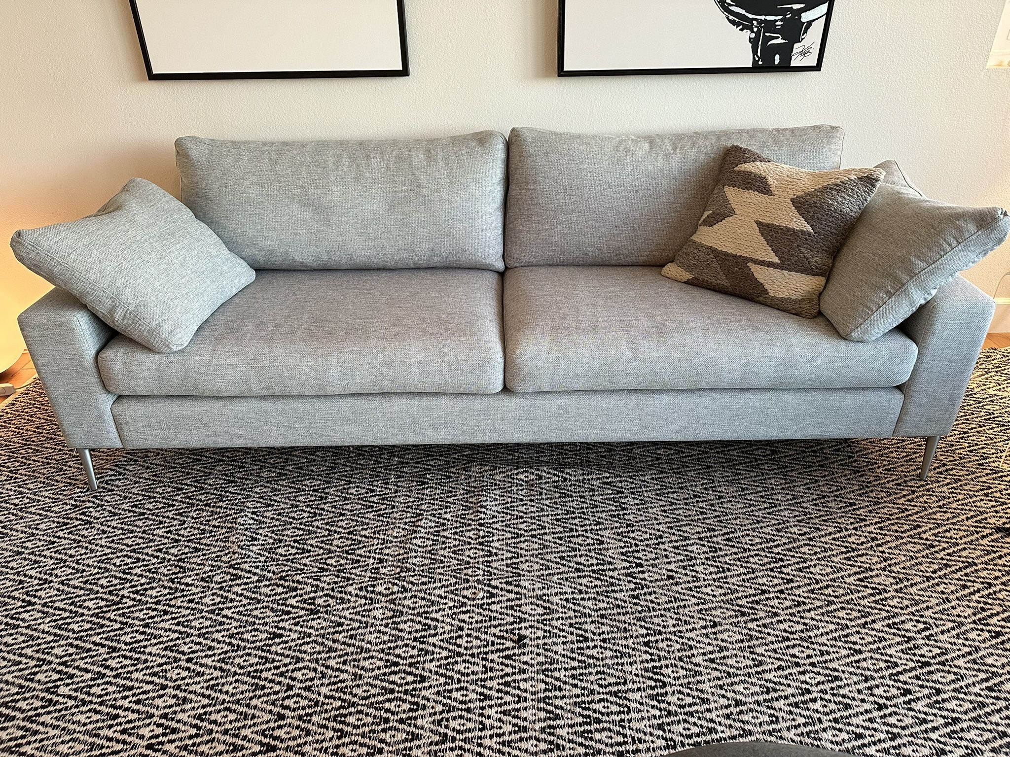 Gray sofa 