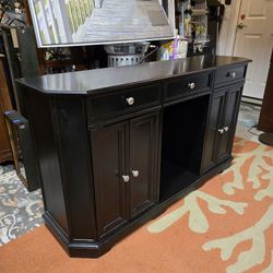 Grandezza 3 Drawer, 2 Door Console Buffet Credenza Media Cabinet Table