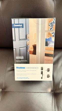 Schlage Camelot Trim Keypad Deadbolt/Aged Bronze