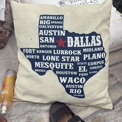Texas pillow