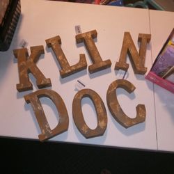 Rustic/ Farmhouse letters