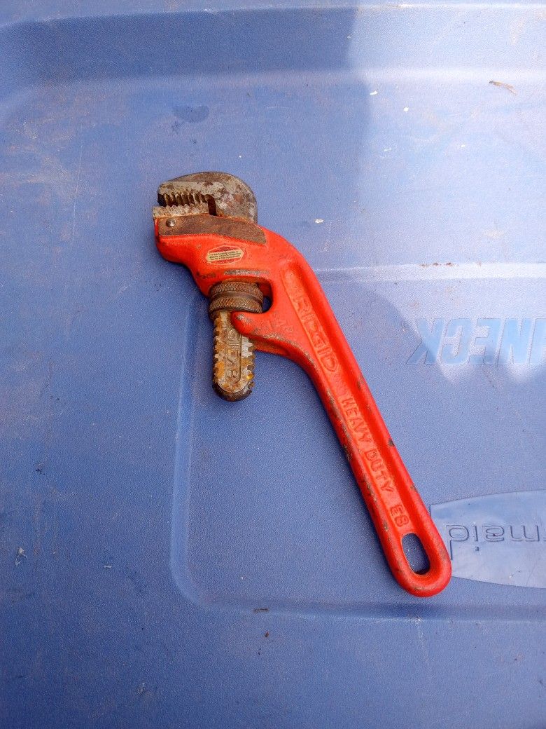 Rigid 8 Inch Pipe End Wrench 