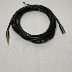 male to female stereo audio extension cable (3.5mm)