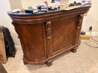 Bar with stool