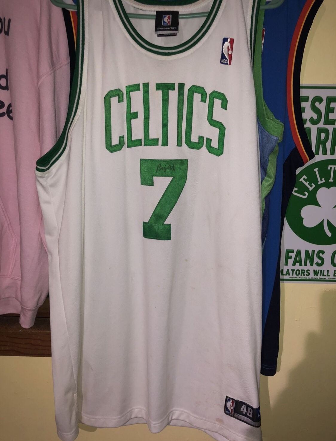 Authentic Celtics Jersey Game Worn