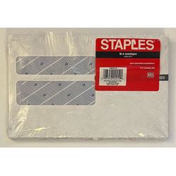 NEW Staples 23 Count W-2 Tax Form Envelopes Double Window Meets Specifications