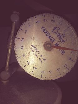 Vintage Berkley fishing line meter