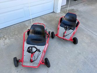 Pair of Razor Dune Buggy Electric go-carts