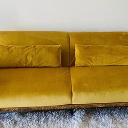 Convertible Velvet Mussard Sofa