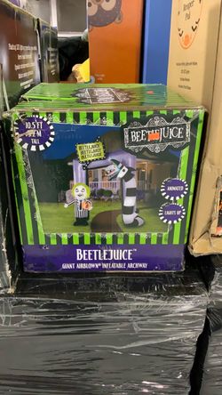 Beetle juice animated and Light up Inflatable Archway