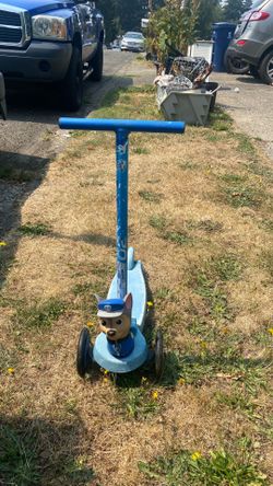 Chase scooter price 5$. Pick up. E.  Side.  Tacoma
