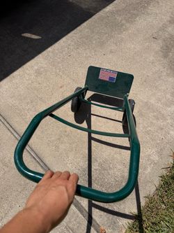 Green Metal Hand Truck Dolly