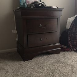 Wooden nightstand