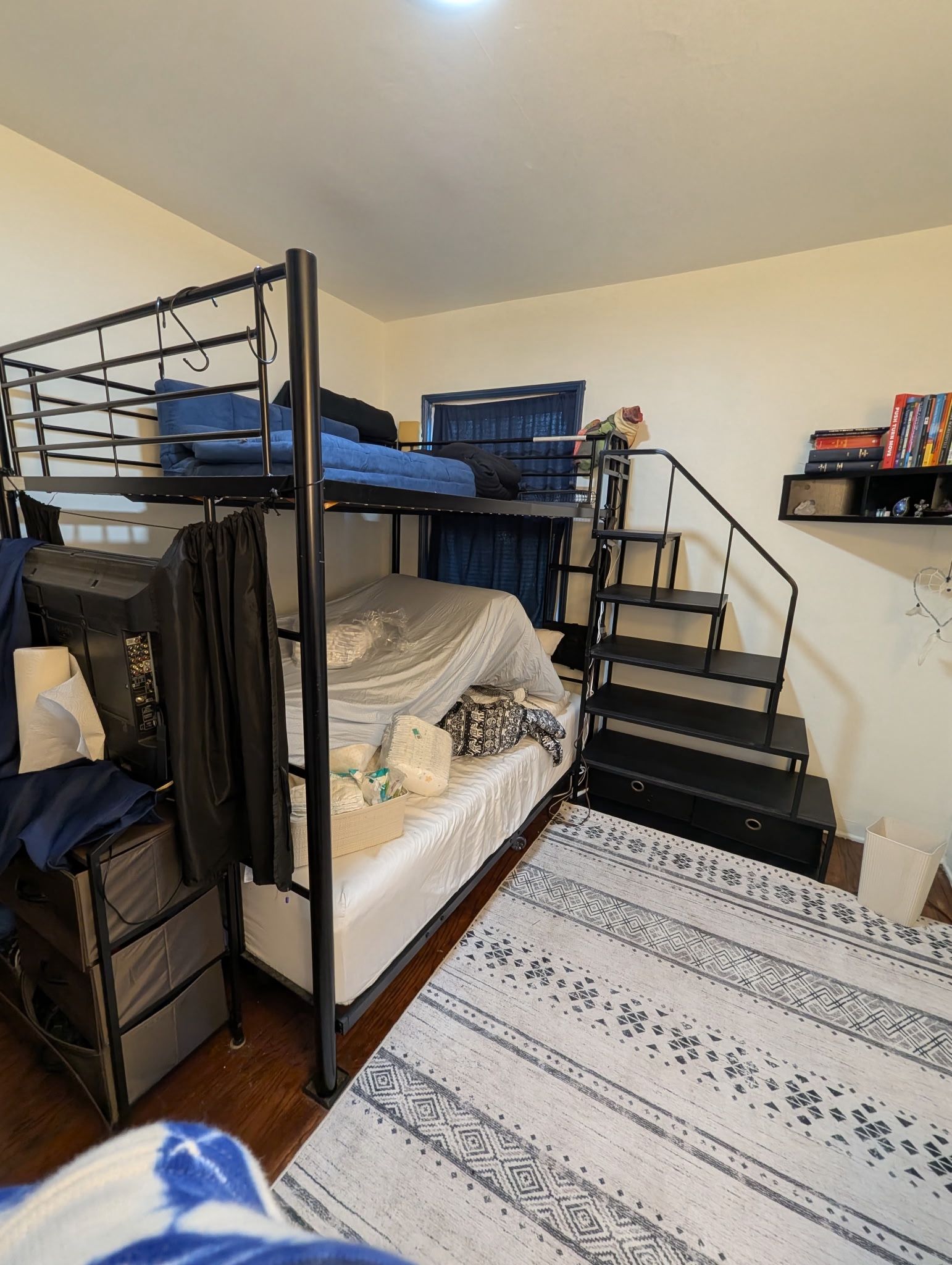 BUNK BED BLACK METAL