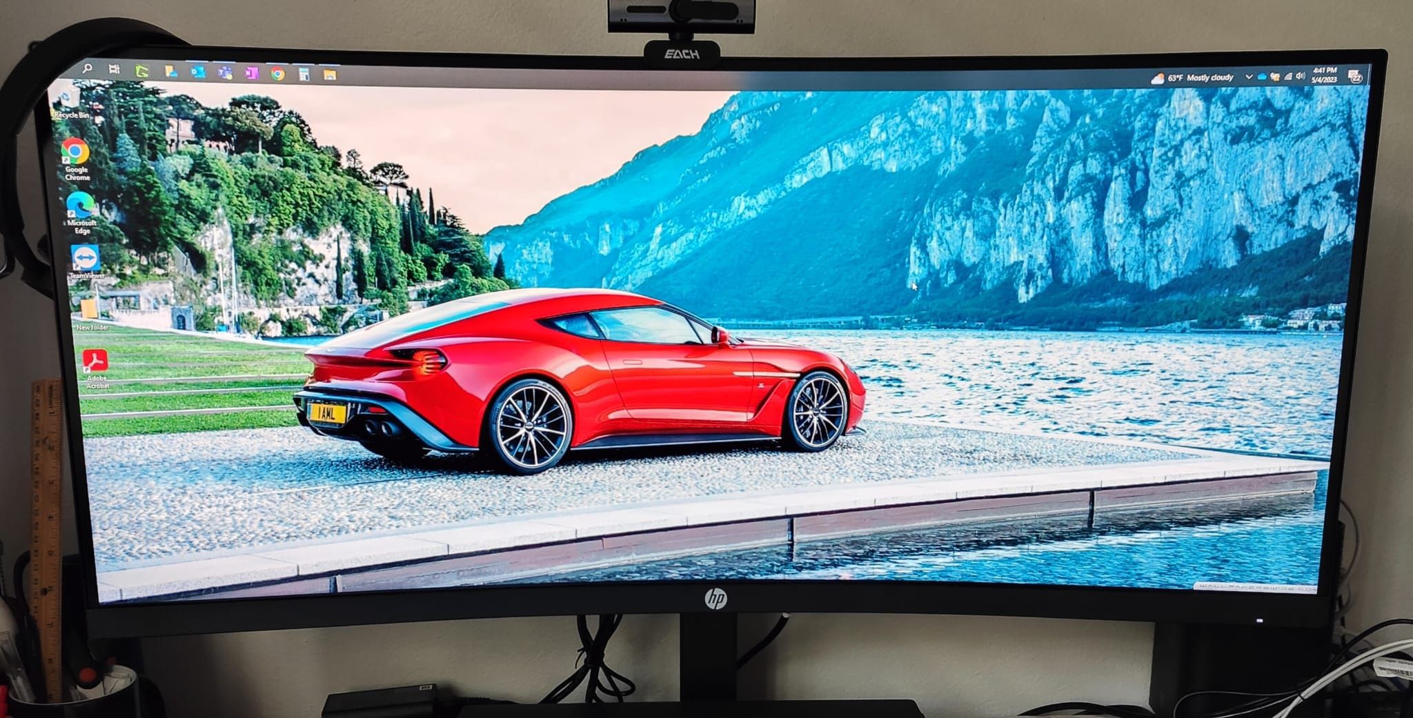 HP G4 34” Curved Screen Edge LED Monitor