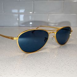 Oliver Peoples × The Row AERO LA Gold Titanium Aviators – Japan Made
