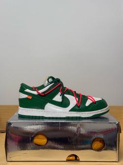 Nike Dunk Low Pine Green Off white Sz 12M