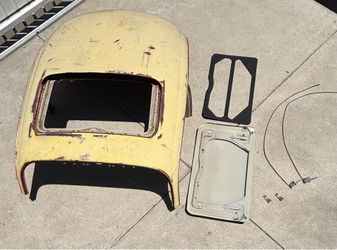 Vw bug sunroof clip with metal parts parts fit 65 up