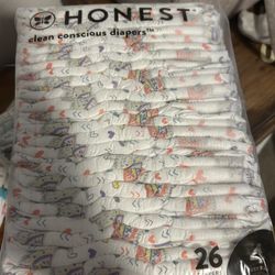 Size 4 Honest Diapers 