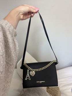 Karl Lagerfeld Paris Crossbody Bag With Chain