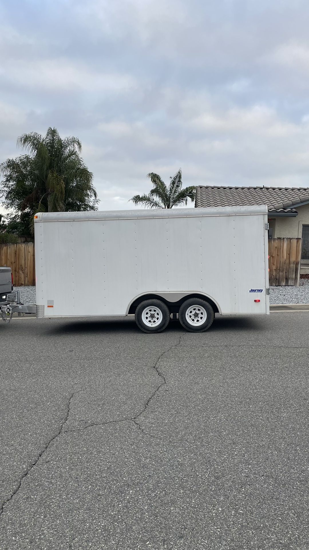 7x14 PACE AMERICAN Enclosed Trailer Title On Hand for Sale in Rancho