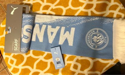 PUMA Manchester City Officially Licensed Soccer Scarf Blue/White One Size
