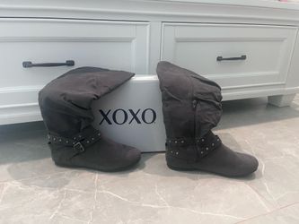 PRICE DROP - XOXO Grey Knee High Boots