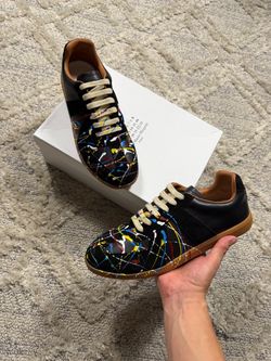 Maison Margiela Paint Splatter Gats Shoes